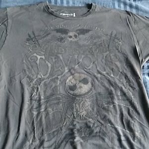 Nightmare before Xmas grey XL tshirt